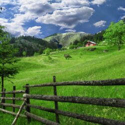 kosovo village house fence HD wallpapers