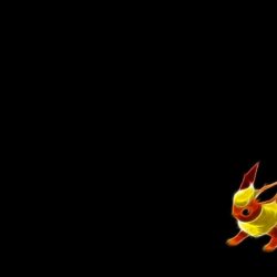 pokemon flareon black backgrounds wallpapers High Quality