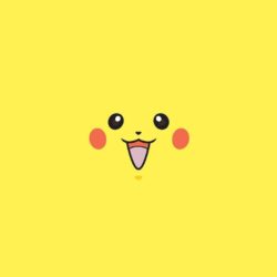 Pikachu Pokemon Minimal Flat iPhone 6+ HD Wallpapers HD