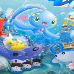 water pokemon club image Manaphy and Friends HD wallpapers and