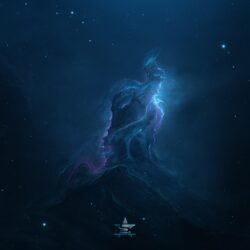 Wallpapers Atlantis Nebula, 4K, 8K, Space,