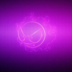 Gastly Pokemon Purple Light HD Wallpapers