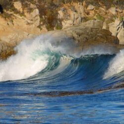 Free Waves Near Big Sur Backgrounds