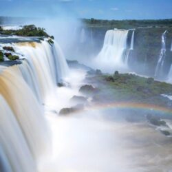 Wallpapers Iguazu Falls, Waterfalls, Argentina, 4K, Nature,