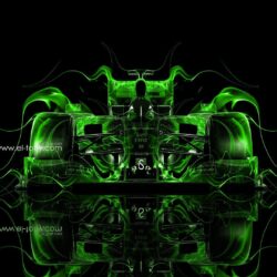 F1 Ferrari Front Fire Abstract Car 2014