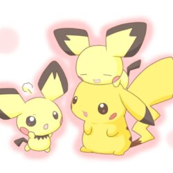Cute Pichu Pikachu Pokemon Wallpapers Wallpapers
