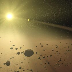 Asteroid Belt In Orbit