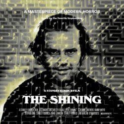 THE SHINING horror thriller dark movie film classic poster