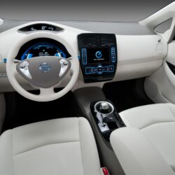 Wallpapers Nissan LEAF, electric cars, Nissan, interior, city cars