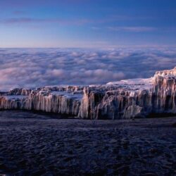 SimplyWallpapers: Bing Mount Kilimanjaro Tanzania clouds ice