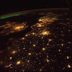 Earth From Space At Night