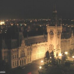 Iasi Romania palace of culture at night architecture photos