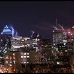 Building Canada Montreal quebec night light cities monuments