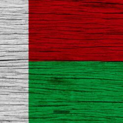 Download wallpapers Flag of Madagascar, 4k, Africa, wooden texture