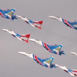 aerobatics, russian knights, su