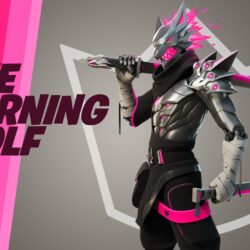 The Burning Wolf Fortnite wallpapers