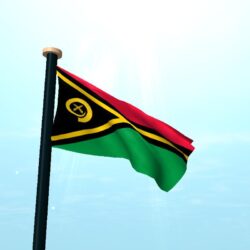 Vanuatu Flag 3D Free Wallpapers for Android