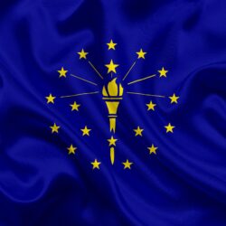 Download wallpapers Indiana Flag, flags of States, flag State of