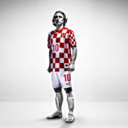 Luka Modric Croatian Striker Photo