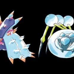Toxapex/Araquanid Old Sugimori Style by CadmiumRED