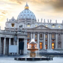 Saint Peter’s Square, Vatican City in Italy Full HD Wallpapers and