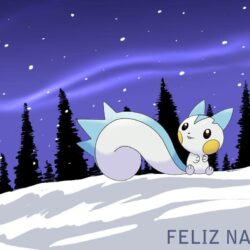 Pachirisu on christmas day by Thunderwest