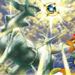 Pokemon tower arceus infernape destiny wallpapers