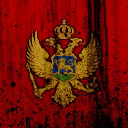 Download wallpapers Montenegrin flag, 4k, grunge, flag of Montenegro