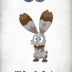 659 Character Bunnelby Horubee