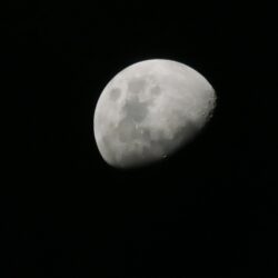 Free stock photo of Waxing Gibbous Moon