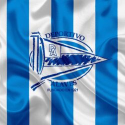 Download wallpapers Deportivo Alaves, football club, emblem, logo