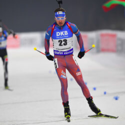 Download wallpapers Anton Shipulin, 4k, biathlete, race, winter