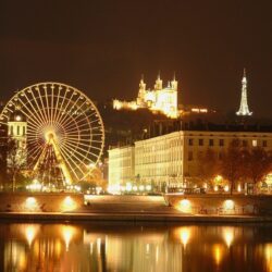 Ferris Wheel in Lyon, France wallpapers and image