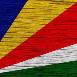 Download wallpapers Flag of Seychelles, 4k, Africa, wooden texture