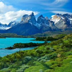 Wallpapers Torres del Paine National Park, Soaring mountains, HD