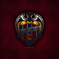 Download wallpapers Levante UD, Spanish football club, burgundy