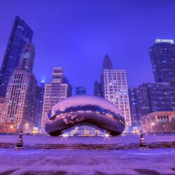 The Bean On A Winter Night