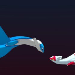 Wallpapers For > Latios And Latias Wallpapers