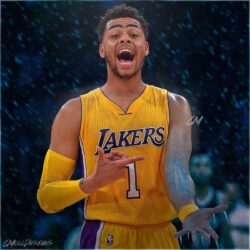 NBA on Twitter: D’Angelo Russell’s got it going for the @Lakers