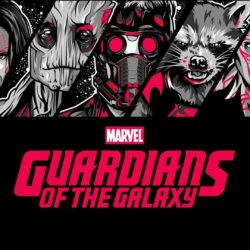 Guardians Of The Galaxy, Star Lord, Gamora, Rocket Raccoon, Groot