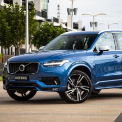 Wallpapers Volvo Crossover XC90 Blue Cars Metallic
