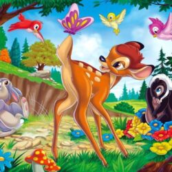 Disney Bambi Cartoon HD Image for FB Cover