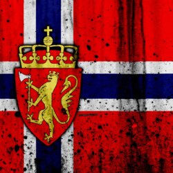 Download wallpapers Norwegian flag, 4k, grunge, flag of Norway