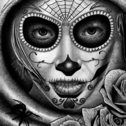 Day Of The Dead Drawings Pencil