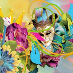Flower: Carnival Colorful New Orleans Flowers Celebrate Brazil