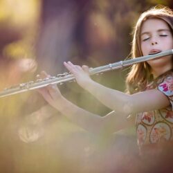 girl flute game HD wallpapers