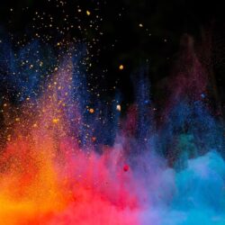 Multicolor Dust Explosion Wallpapers