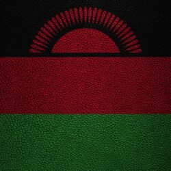 Download wallpapers Flag of Malawi, 4k, leather texture, Africa