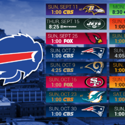 Buffalo Bills 2016 HD Schedule Wallpapers