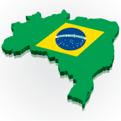 Brazil Flag Map Wallpapers